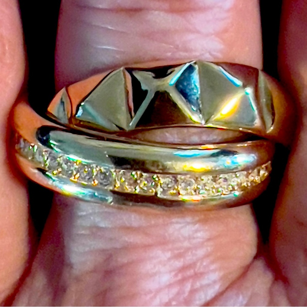 Double rings for lady
